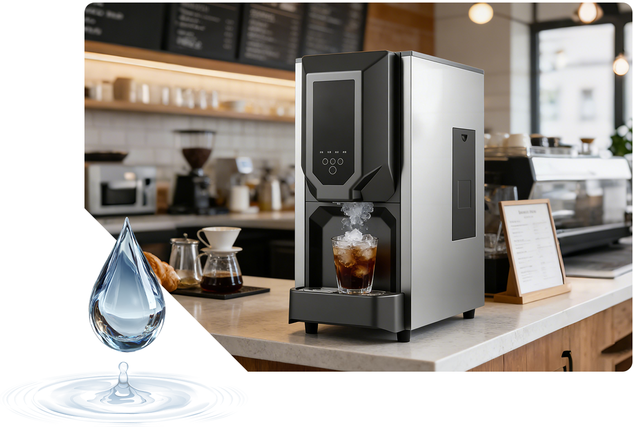 Máquina para hacer hielo en escamas